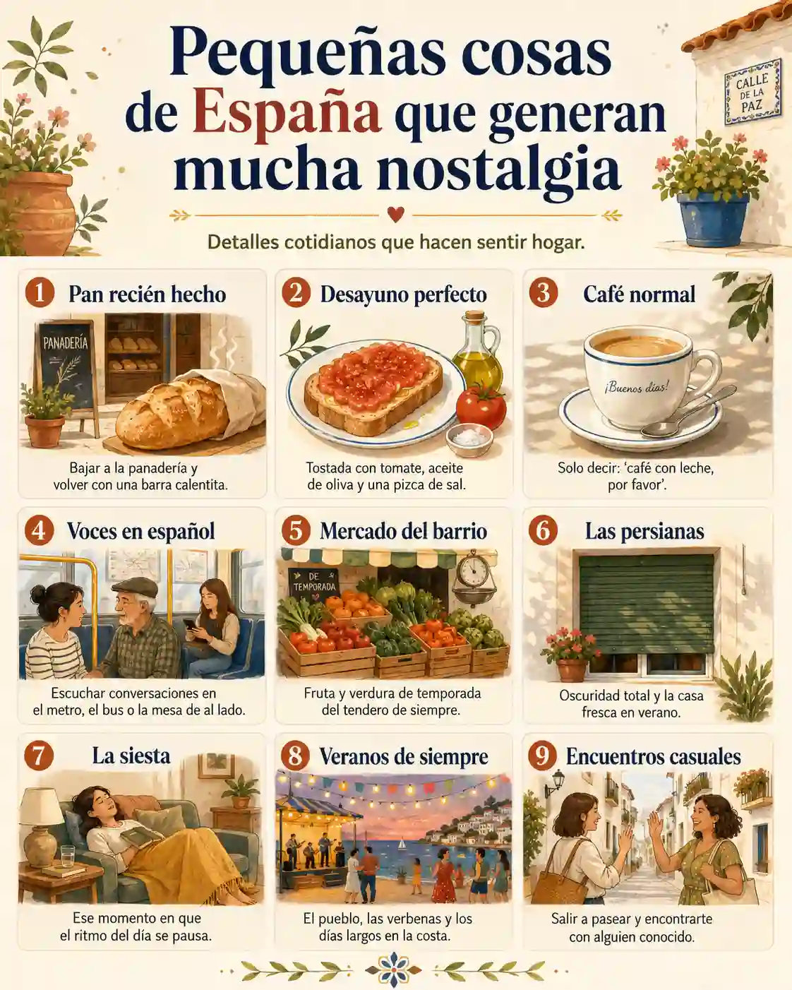 Pequeñas cosas de España que generan mucha nostalgia