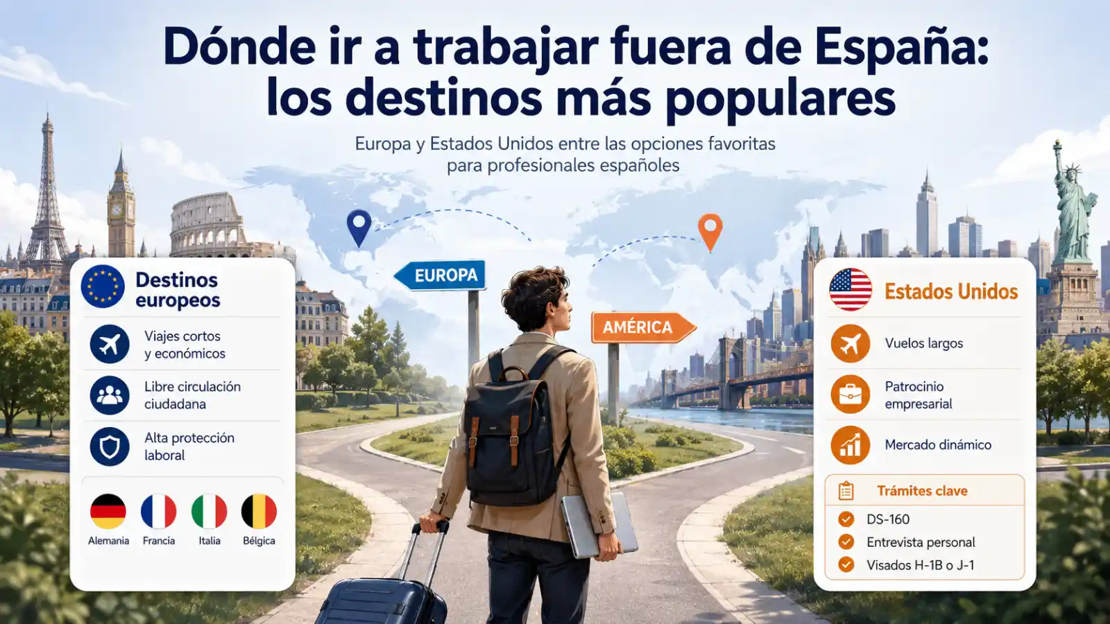 Dónde ir a trabajar fuera de España